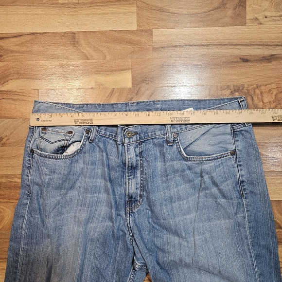 Lucky Brand 410 Vintage Straight Jeans Men’s 40x32 Light Wash Denim - Picture 11 of 12